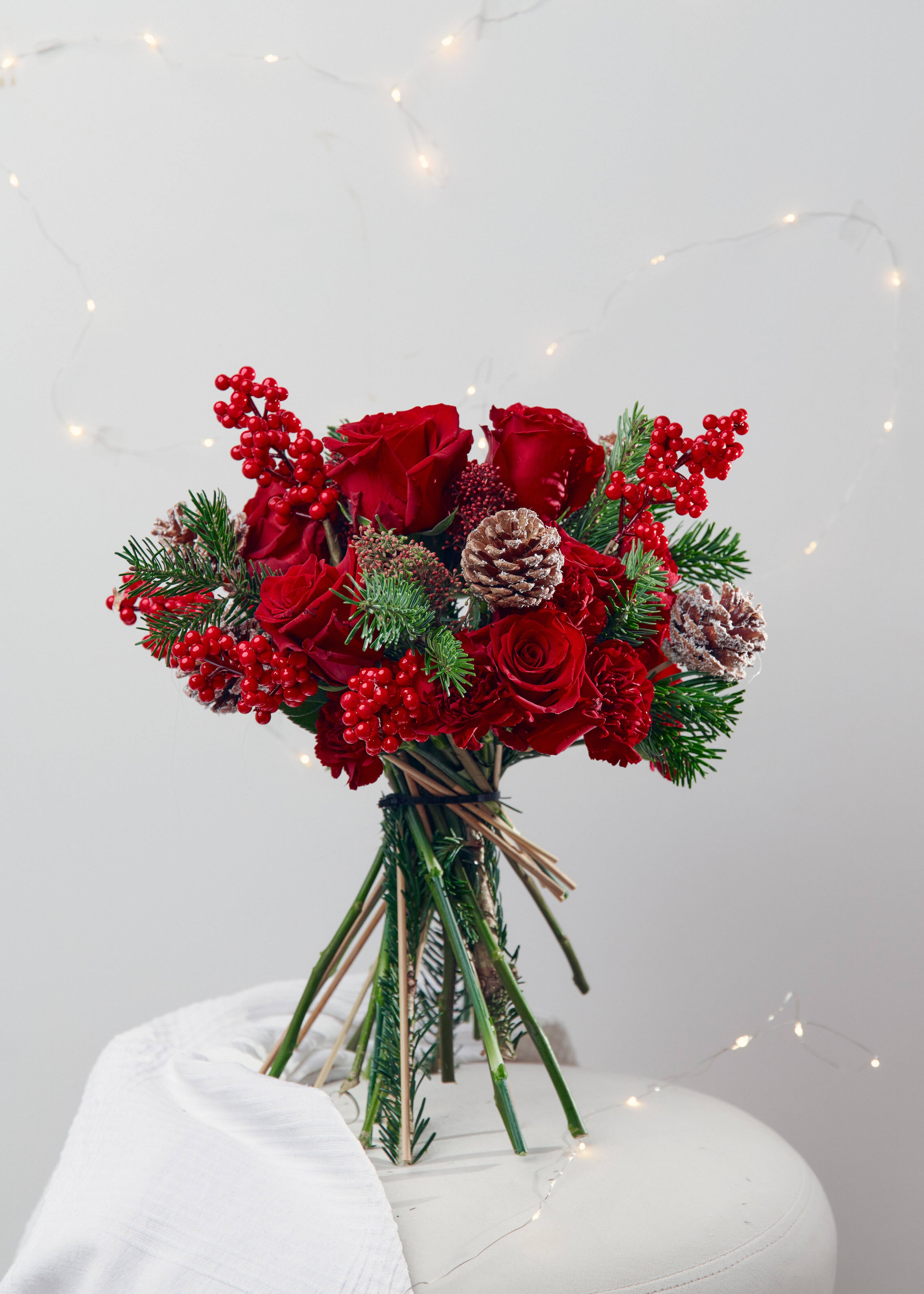 Cosy Christmas Bouquet — AC Floral Studio